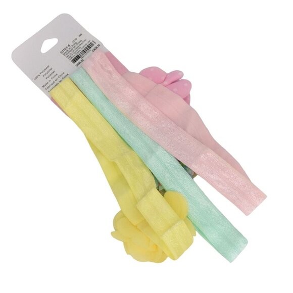 New Claire's Club Girls Hair Accessories Headwrap Headband Flowers Lot of 6 - Picture 8 of 8